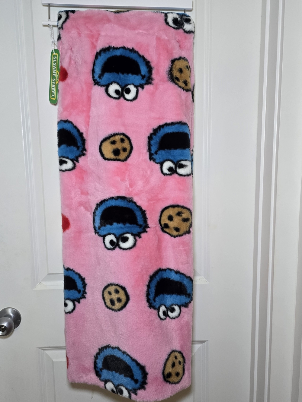 🍪❤️NEW Sesame Street Cookie Monster Throw 60x70 Inches ❤️🍪
